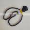Natural black nephrite bianshi necklace