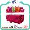 Latest hot sale stylish ladies foldable hanging toilet kit bag