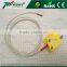 Topright Fiber Glass/Stainless Steel Braid k type thermocouple wire for high temperature