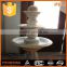 Garden Decoration of hand carved large marble vase fountain