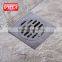 Clean out copper square floor drain 100*100mm drainer