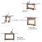 TB stainless steel table base modern glass top modern style 8seater dining table