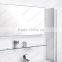 36" espress bathroom vanities side cabinet with elegant handle