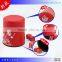red high quality leather dice cup with dices