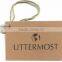 Wholesale paper cardboard hang tag for swimwear full color printing t-shirt hang tags