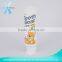 Plastic tube for toothpaste packaging with flip top cap