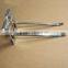 Chrome/White/Black gridwall hanging hook