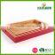 lacquered bamboo wooden serving tray for sale