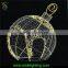 Christmas hot sell giant ball motif light christmas lighted ball ornament light