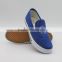 Rubber Sole Blue Canvas Shoes for Girls