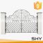 Wrought iron metal top arch gate