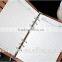 2017 custom ring binder leather planner printing