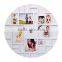 photo frame wall clock with children photo