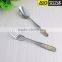 Flower style ! gold flatware stainless steel cutlrry