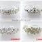 Elegant fashion flower leaf tiara