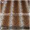 Polyester Microfiber Leopard Print Velvet Fabric for Sofa