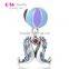 S393 Globalwin Dolphins Playing Ball Design Enamel And Crystal Charm 925 Silver Dolphin Animal Charm