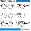 Plastic retro round eyewear,demi frame reading glasses
