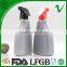 500ml empty household use black plastic bottle with trigger spray