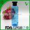 PET boston round empty cosmetic 180ml plastic cream bottle for personal care