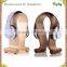 new arrival Luxury Wooden earphone holder headset holder for earphone display