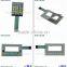 Silver Circuit Membrane Switch with LED Lights Integrated and Poly Dome