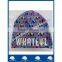 china manufacturer velvet funny digital printing beanie hat