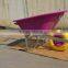 Heavy duty construction stainless steel wheelbarrow