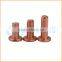 Factory supply best price copper flat head solid rivets