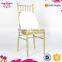 2015 New Design Qindao Sinofur commercial powerful dining chiavari chair