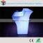 rechargeable led Display luminous bar conter with glowing