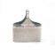 Silver Faux Leather Buckle Handle Magazine & Newspaper Baskets