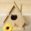Unfinished wooden bird nest and happy giant adult and kid toys for sale