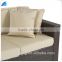 Commercial rattan three seater lounge sofa