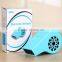 Creative mini fan summer hand-held whistle Cool fan new ultra-thin portable two tranches variable speed fan