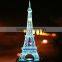 3D crystal decoration pieces crystal eiffel tower