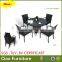 padded used stackable chairs with aluminum feet