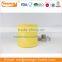 Round metal food airtight storage kitchen canister set with lid