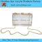 Wholesale fashion custom print women pvc plastic lucite elegant transparent clear acrylic clutch bag