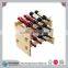 wood material and rack type diy 3-15 bottles assemble wooden storage wine rack-cn