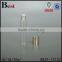 cosmetic packaging high quality clear tube glass roll bottle roll on perfume bottle with gold cap best sellers  china