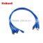 Blue color USB 3.0 AM-AM Cable with High Quality