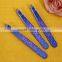Colorful paint spraying stainless steel finger nail file in beauty salon