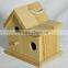 Lovely house wooden coin box and kids gift