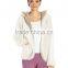 sherpa fabric reversible cardigan Jackets 100% Polyester Women's Pockets Hooded open front plush Sherpa Cardigan