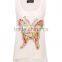 Butterfly sequins latest fashion blouse design,fancy blouse,womens vest