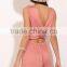holiday and beachwear cowl back playsuit 2017 summer new design sexy woman playsuits