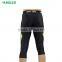 2017 Half length compression men sports leggings tight pants