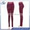 OEM women leggings 2017 seamless 100% polyester fitness wear