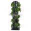 Factory direct sales outdoor indoor dual-use contracted plastic flower Black cylindrical garden flowers tower